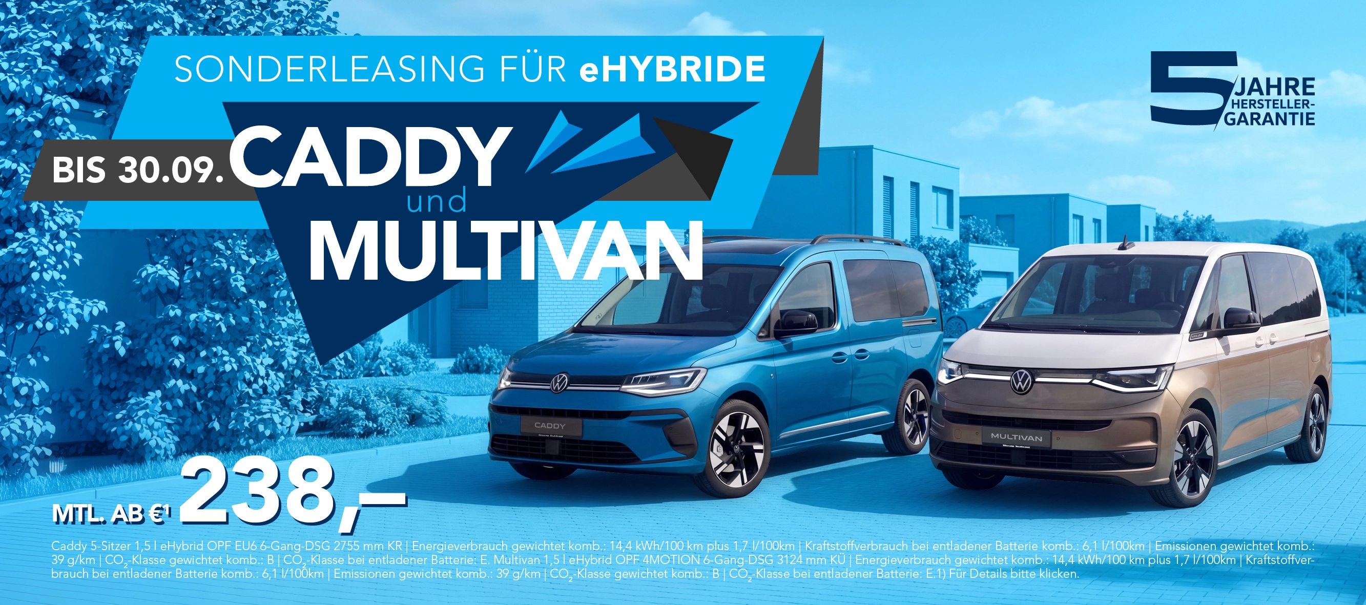 Caddy und Multivan eHybrid
