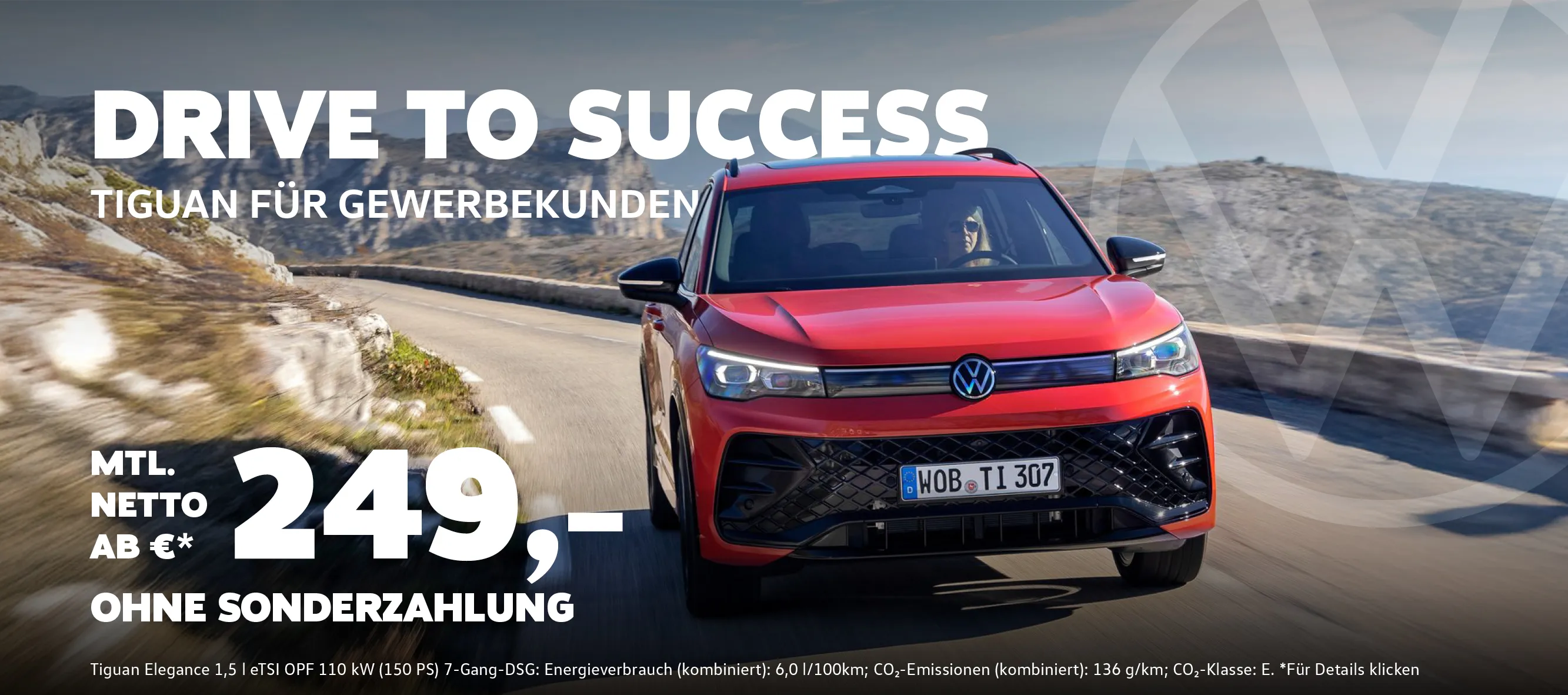 VW Tiguan Gewerbe Leasing